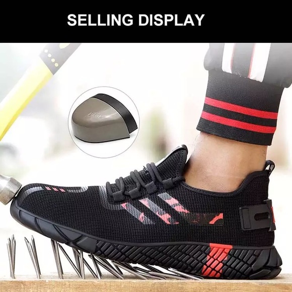 Women's safety shoes with steel very comfortable work sneakers sport - Picture 6 of 7